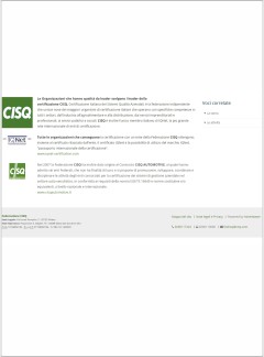 Certificazione Cisq
